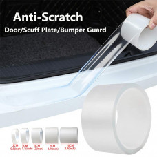 Плівка захисна від подряпин (силікон 1мм) Прозора 5см*5м (на двері, пороги корпус авто)