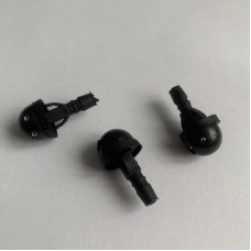 Форсунка на капот "засувка" 2-струменева/універсальна/ущільнювач/кругла