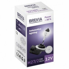 Лампа 12V_H27/2 27W + 30% "Brevia" (1шт) (12272PC) (10шт/уп)