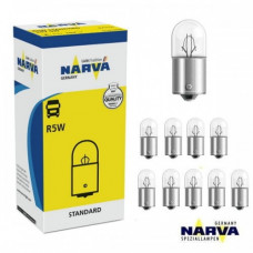 Лампа 12V (цок.BA15s) R 5W "Narva" (17171) (уп.10шт)