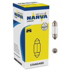 Лампа 12V (C10W) (36mm) "Narva" (17316) (уп.10шт)