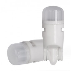 Світлодіод 12V Т10 Білий SMD 2-2835 Матова Кераміка +120Lm (№25)