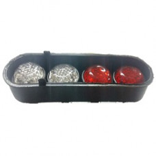 Болти номера з Cвітловідбивачем (2червоних.+2білих) - 4шт./уп.)