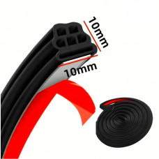 Ущільнювач K-type 11*10мм EPDM (3х слойний) 10м НОВА