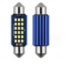 Світлодіод 12V Т11 36mm Білий SMD15-2016 Canbus 650Lm №115