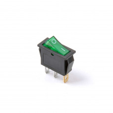 Клавіша №133 зелена вузька довга 2полож. On Off (RS10)