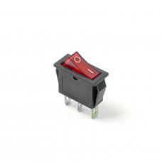 Клавіша №133 червона вузька довга 2полож. On Off (RS10)