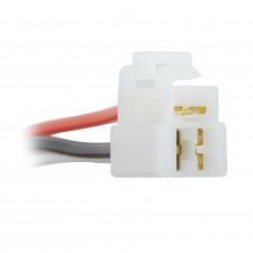 Роз'єм з проводом 3 контакти "Т-подібний" мама пластмас.для прикурювання 58964