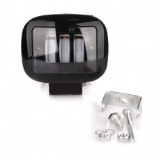 Фара-LED Квадрат 30W (10W*3) 10-30V 120*93*60mm Дальнє світло/Spot 2700Lm "Brevia" 10660QLX1