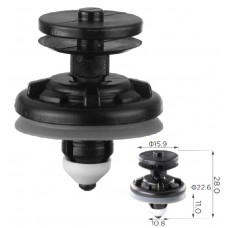 Кліпси C1250 Внутр. оздоблення / двері Audi A6 / Seat / Skoda / VW 6Q0868243( уп. 100 шт)