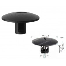 Кліпси C3937 обшивки/двері/багажник 7481ZN Citroën, Peugeot, Renault, Nissan, Ford (уп.100 шт)