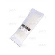 Хомут пласт.білий 200*3,6 "LSA" (100шт)