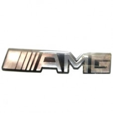 Наліпка силіконова шильдик"AMG" черн-хром (1шт)