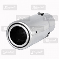 Насадка глушника 0101 круг. мала Ø 51х150мм "Elegant" EL 106040 (30шт/ящ)