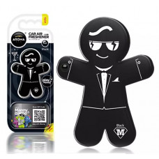 Освіжувач полімер на обдув - "Aroma" - Manny - Black (Блек) 92993