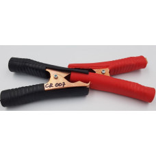 Затискачі для клеми АКБ (крокодили) (+/-)100А (д. 85мм/ш.15мм/т.0,4мм) повна ізоляція (CDJ-008)