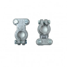 Клеми акумуляторні вантажні свинець 2шт "Україна" пряма (вага 400гр)