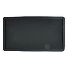 Килимок антиковзаючий ПВХ чорний з бортом 270x150 мм "Соти"