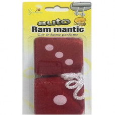 Освіжувач "Кубики" червоні лимон (2шт/бл.) 12шт/ящ.