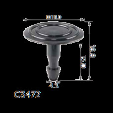 Кліпси C3472 кпіплення накладки заднього крила Honda 91501T2A003 (уп.100шт)