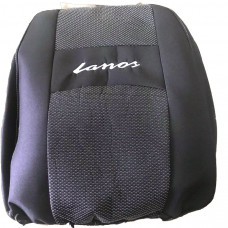 Чохли мод.Daewoo Lanos 96- (Підголовники)Чорні, центр Чорний "Автосвіт"