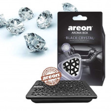 Освіжувач мильниця Чорний Кристал 70gr "Areon" - Арома Box сухий (конц.1: 30лист.) (6шт/уп)