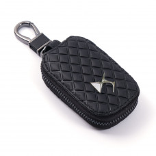 Чохол для ключів з карабіном DS (Екошкіра) Ромб