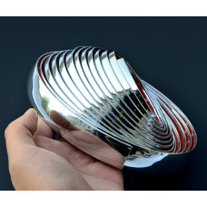 Молдинг хром 15мм-5м Плоский на окантовку вікон