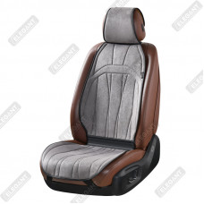 Накидки сидінь з вентиляцією алькантара "Elegant" ANCONA Сірий Передній (700 803)