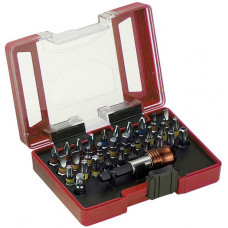 Набір біт 6гран і зірок 32од. (H3-6/T10-40+2 держ1/4) "KING STD" 32082 (пластм.кейс)