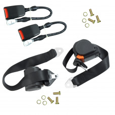 Ремінь безпеки інерційний 2шт (3-х точковий) "Elegant" 100 515 /з болтами/інд.упаковка (10)