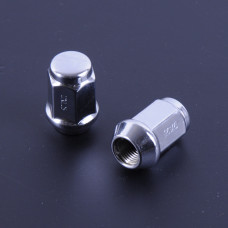 Гайка 12х1,25х35 хром конус закр. з виступом ключ 19 (20 ш/уп.) (пакет) арт.F 307