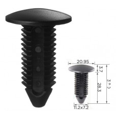 Кліпси C0207 обшивки бампера Cadillac 1631564 Ford GM N804379S (уп.100шт)