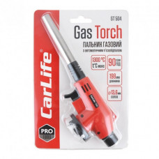Газовий пальник з п'єзопідпалом Ø 13,6мм, довжина 76мм "Carlife" GT504