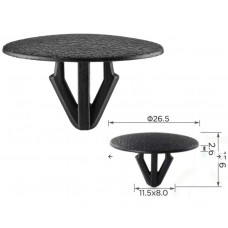 Кліпси C0352 обшивки Hyundai Kia 8112637010 (уп.100шт)