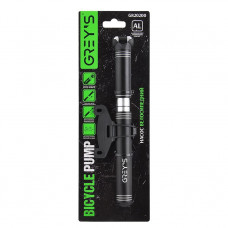 Велосипедний алюмінієвий насос 19 х 200мм телескопічний з кріпленням на раму GR20200 "GREYS"