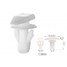 Кліпси C3805 ущільнювача FORD (N806340S) (уп. 100шт.)