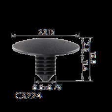 Кліпси C3224 обшивки NISSAN, INFINITI (66820-1KM0A, 668201KM0A) (уп.100шт)