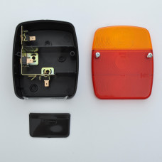 Задній ліхтар квадратний 12/24V (120*100*56мм) "WAS" W18u Польща