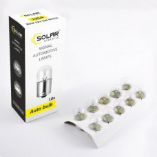 Лампа 12V (цок.BA15s) R 5W "Solar" (1254) (уп.10шт)