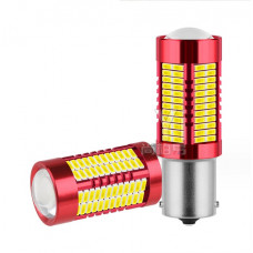 Світлодіод 12V Т25/5 Червоний SMD 106-4014 Лінза +350Lm №38