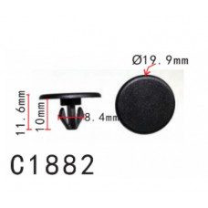 Кліпси C1882 ущільнювача PEUGEOT, RENAULT, CITROEN (6995V6, 6995.V6, 10744) (уп. 100шт.)