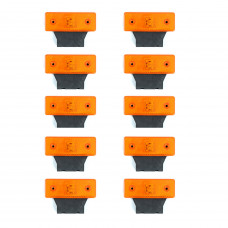 Габарит - помаранчевий - 110х42мм - 24V Led 4 діод +пластиковий кронштейн MPT-50 (4шт/упак.)