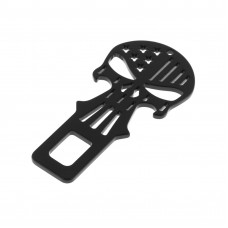 Заглушка ременя безпеки метал "Каратель" з відкривачкою(1шт)