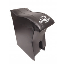 Підлокітник Chevrolet AVEO (Вигин під руку) з логотипом Чорний (ширина низ 27.50см) "MAXI"