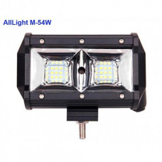 Фара-LED Прямокутник 54W 135*70*60mm (3W*18) 10-30V Ближнє/Flood (M-54W/F) (1шт)