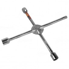 Ключ балонний хрест посилений 17*19*21мм*1/2" Хромований "ELEGANT" 102812 (Ø14mm.вага0,97кг)20шт/ящ