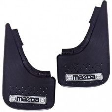 Бризковики малі "Mazda" Серебренн. напис + М'який бриз-к із видавлен. шипами "Елегант"(2шт)