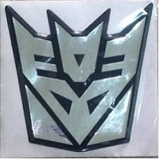 Наліпка силіконова "Трансформер" (дисептикон) 60х60мм (1шт.)