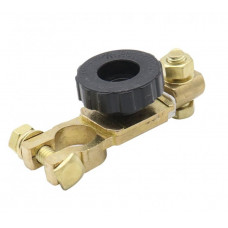 Клеми акумуляторні цинк 1шт + з латунним відкл.маси "BT-01"